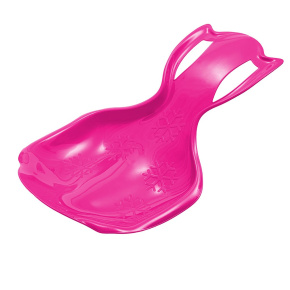 Dětský sáňkovací kluzák lopata Baby Mix COMFORT LINE XL růžový Růžová 