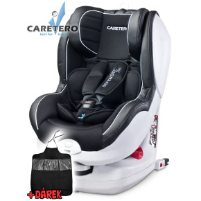 Autosedačka CARETERO Defender Plus Isofix black Černá 