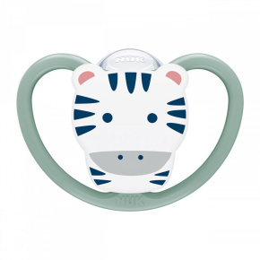 Šidítko Space NUK 6-18m ribs Bílá 6-18 m