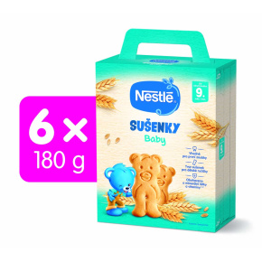 6x NESTLÉ Baby Sušenky 180 g