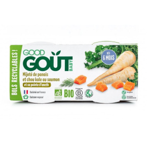 2x GOOD GOUT BIO Losos s kapustou a pastinákem 190 g