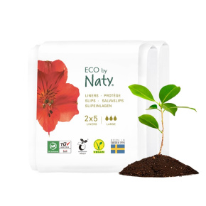 ECO BY NATY Vložky slipové, super-cestovní balení (2x5 ks)