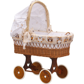 Košík pro miminko s boudičkou Scarlett Sovička