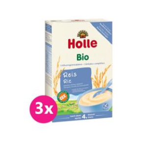 3x HOLLE Kaše nemléčná Bio rýžová 250 g