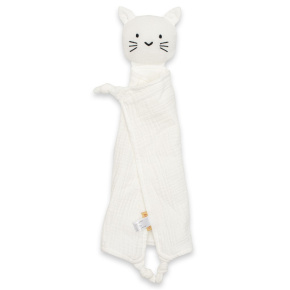 Mušelínový usínáček  New Baby Cat white Bílá 