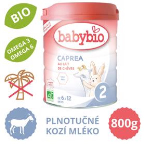 BABYBIO CAPREA 2 plnotučné kozí kojenecké bio mléko 800 g