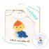 Body s potiskem New Baby Když nespím já, tak ani vy - dárkové balení Modrá 80 (9-12m)