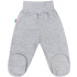 Kojenecké polodupačky New Baby Classic II šedé Šedá 80 (9-12m)