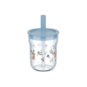 Kelímek s brčkem 250 ml Forest Friends