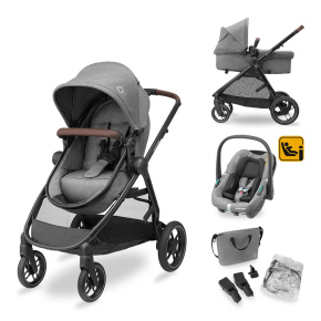 Zelia S Trio kočárek 3v1 Grey
