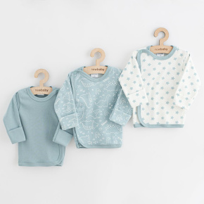 Kojenecká košilka New Baby Classic II Uni 3ks mátová Zelená 62 (3-6m)