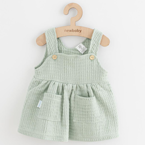 Kojenecká mušelínová sukýnka New Baby Comfort clothes šalvějová Zelená 92 (18-24m)