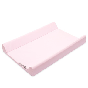Přebalovací podložka měkká New Baby BASIC pink 49x70cm Růžová 