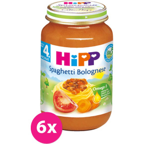 6x HiPP BIO špagety v boloňské omáčce 190 g