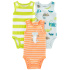 CARTER'S Body bez rukávů Stripes Animals kluk 3ks 24m