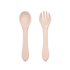 PETITE&MARS Příbor silikonový TAKE&MATCH Desert Sand 6m+