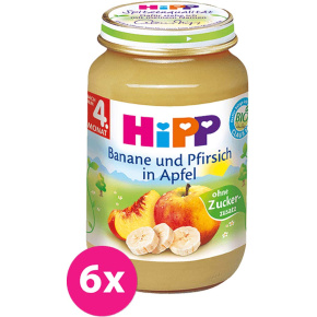 6x HiPP BIO Jablko s lesními plody 125 g