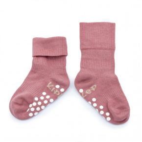 Dětské ponožky Stay-on-Socks ANTISLIP 12-18m 1pár Dusty Clay