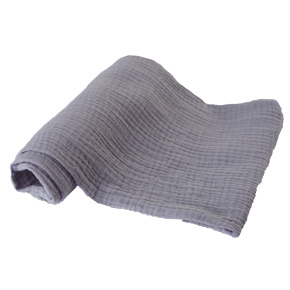 BABYMATEX Plenka bavlněná Muslin 3 ks šedá 70x80 cm