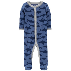 CARTER'S Overal na druky Sleep&Play Blue Shark chlapec NB/vel. 56