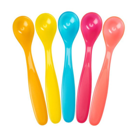 Lžičky Soft flexible Fun Colors 5ks
