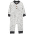 CARTER'S Overal bez nožiček Grey Dino chlapec NB/ vel. 56