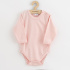 Kojenecké celorozepínací body New Baby Classic II světle růžové Růžová 68 (4-6m)