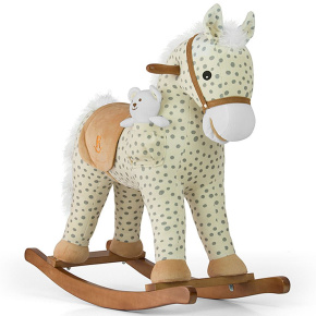 Houpací koník s melodií Milly Mally Pony Gray Dot Béžová 