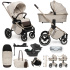 MUUVO SET Kočárek 4v1 Quick Boho Brown set + CYBEX Aton B2 i-Size + základna