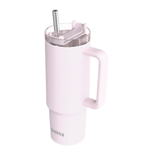 Nerezový termohrnek s brčkem Stream Light Pink 950 ml