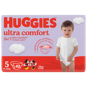 HUGGIES® Ultra Comfort Jumbo Pleny jednorázové 5 (11-25 ks) 42 ks