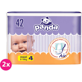 2x BELLA PANDA Pleny jednorázové 4 Maxi (8-18 kg) 42 ks