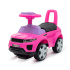 Dětské odrážedlo SUV Baby Mix Prime růžové v kůži Růžová 