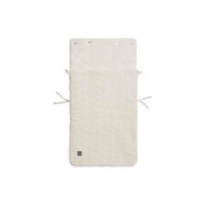 Fusak do autosedačky River Knit Cream White