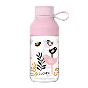 Plastová láhev Ice Kids s poutkem Birds 430 ml