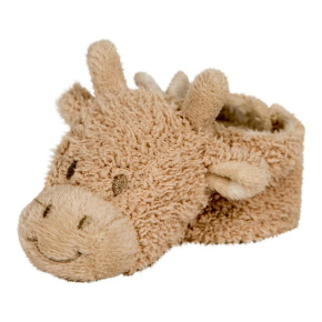 Plyšové chrastítko na ručičku Giraffe