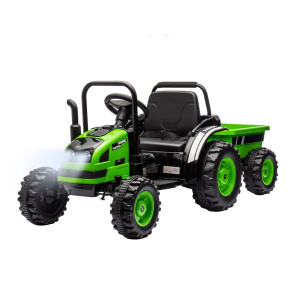 Elektrický traktor s vlečkou Milly Mally Farmer zelený Zelená 