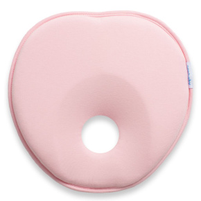 Korekční kojenecký polštářek New Baby BASIC Pink Růžová 