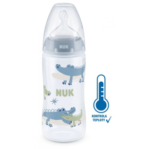 NUK FC+ láhev s kontrolou teploty 300 ml - modrá