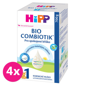 4x HiPP BIO ComBIOTIK® 1 Mléko počáteční 700 g