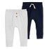 CARTER'S Tepláky Grey&Navy kluk LBB 2ks 6m