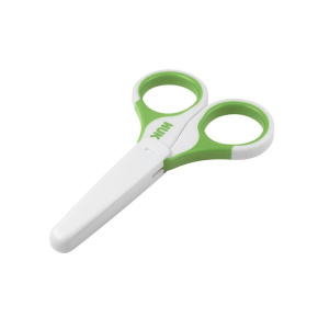 Dětské zdravotní nůžky s krytem Nuk zelené Zelená 