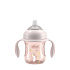 CHICCO Hrneček Transition učicí s držadly pink, 4m+