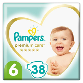 PAMPERS Premium Care Pleny jednorázové 6 (13 kg+) 38 ks