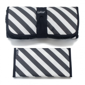 Přebalovací set NAPPER COMBI-SET Black Stripes (kožíšek)