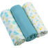 Baby ono Pleny mušelínové - Super soft 3ks - Modré