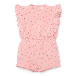 Overal letní Sunny Flowers Blush Pink vel. 86/92