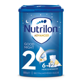 NUTRILON 2 Advanced Good Night pokračovací kojenecké mléko od uk. 6. měsíce 800 g