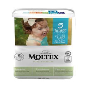 MOLTEX Pure&Nature Pleny jednorázové 5 Junior (11-16 kg) 25 ks