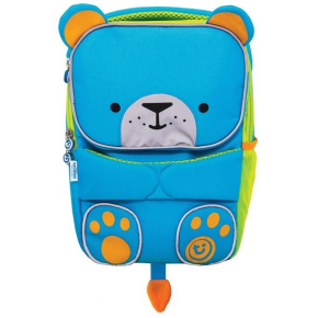 TRUNKI Batůžek reflexní modrý medvídek 2r+